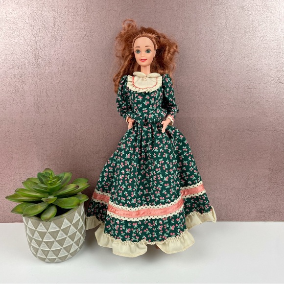 Barbie | Toys | Barbie Vintage 966 Mattel Cottagecore Floral Cottage Barbie  Doll Green Pink | Poshmark